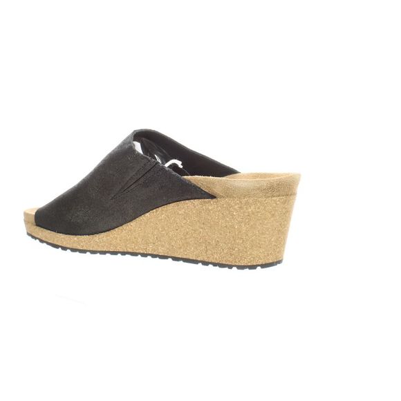 Birkenstock Womens Namica Ant Black Leather Heels EUR 41 Narrow (AA, N) - Picture 3 of 4